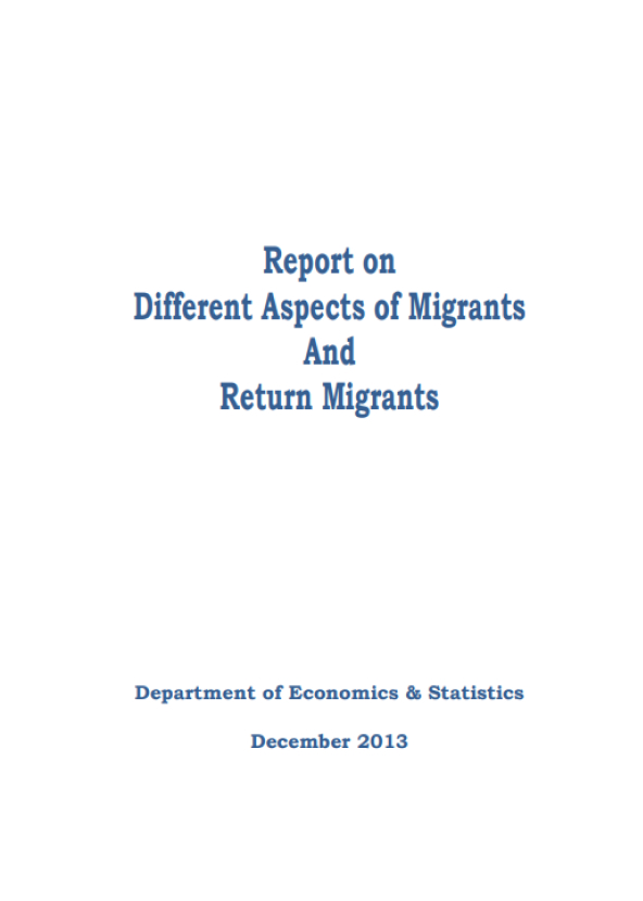 Report on Different Aspects of Migrants and Return Migrants