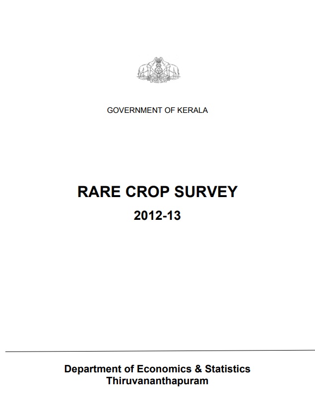 Rare Crops Survey 2012-13