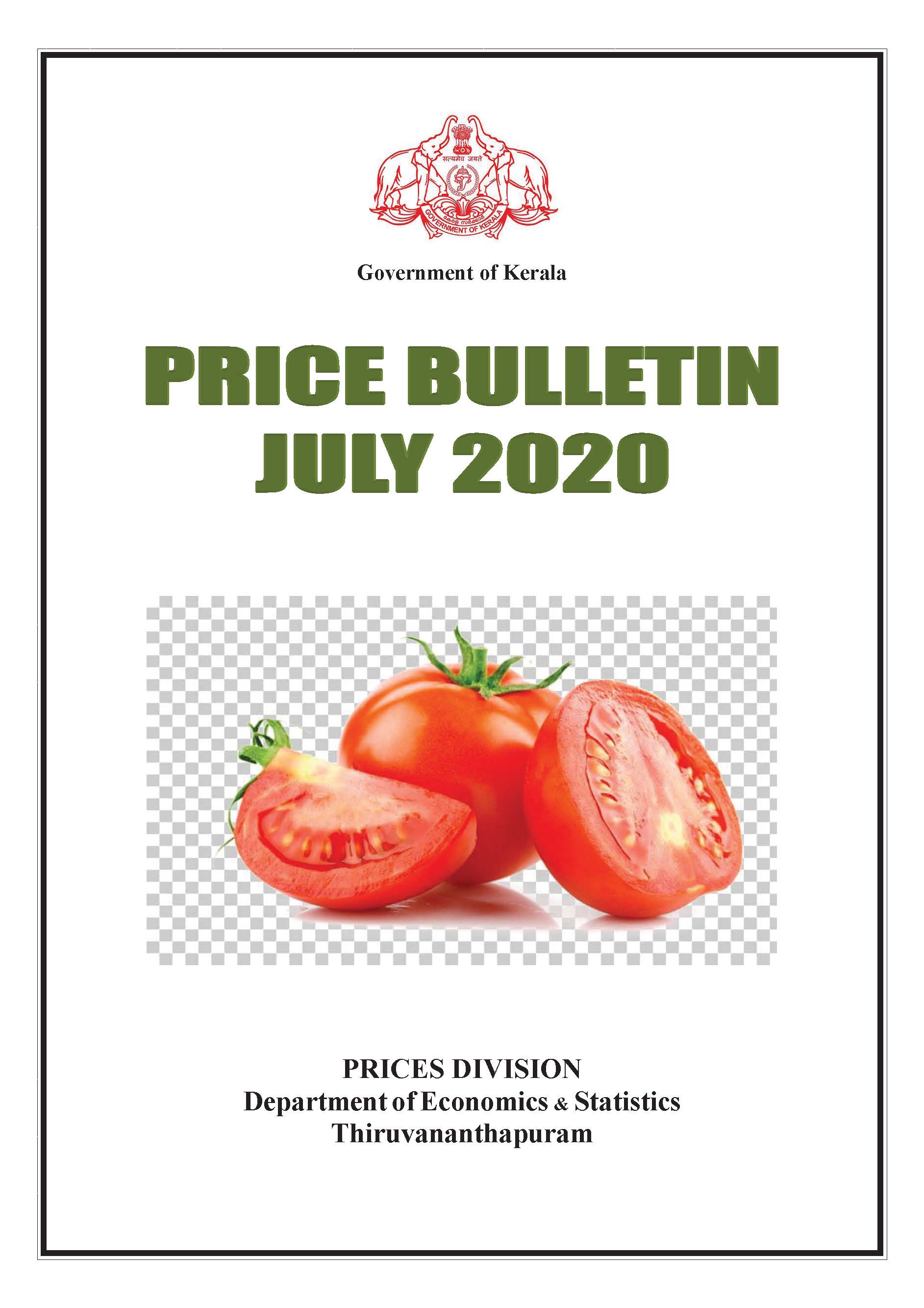 Price Bulletin July 2020
