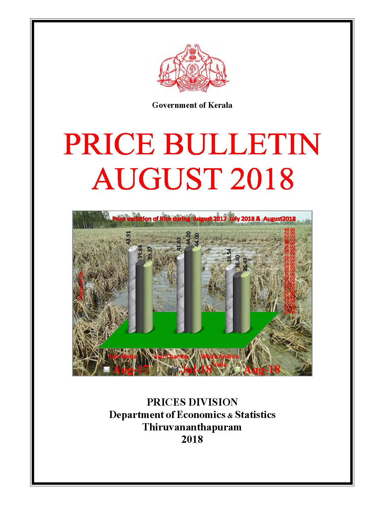 Price Bulletin August 2018