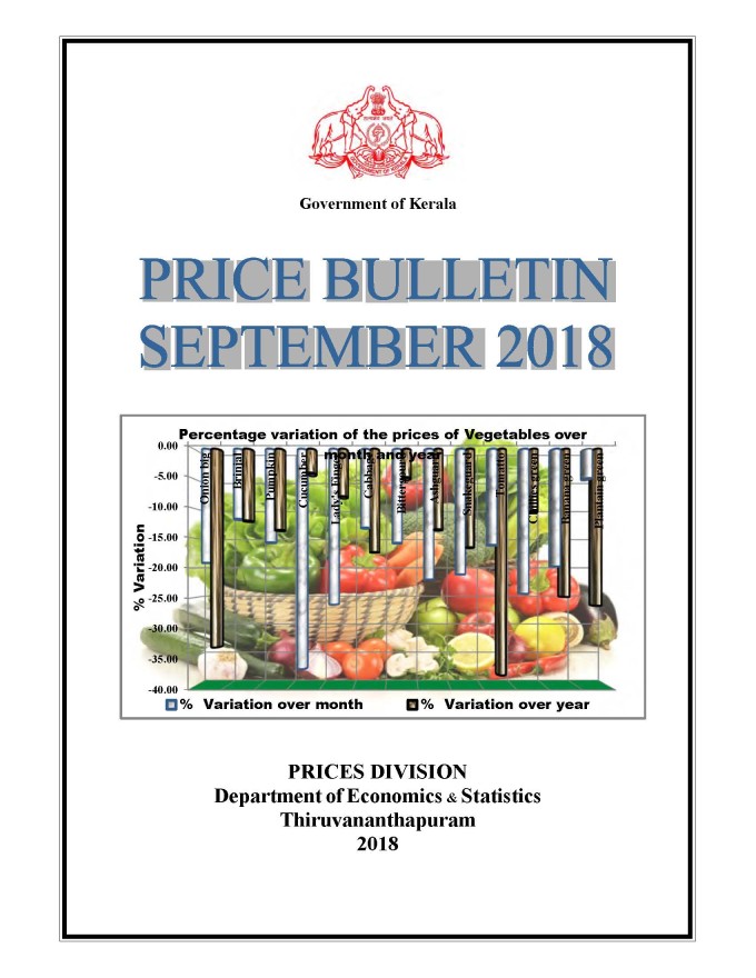 Price Bulletin September 2018