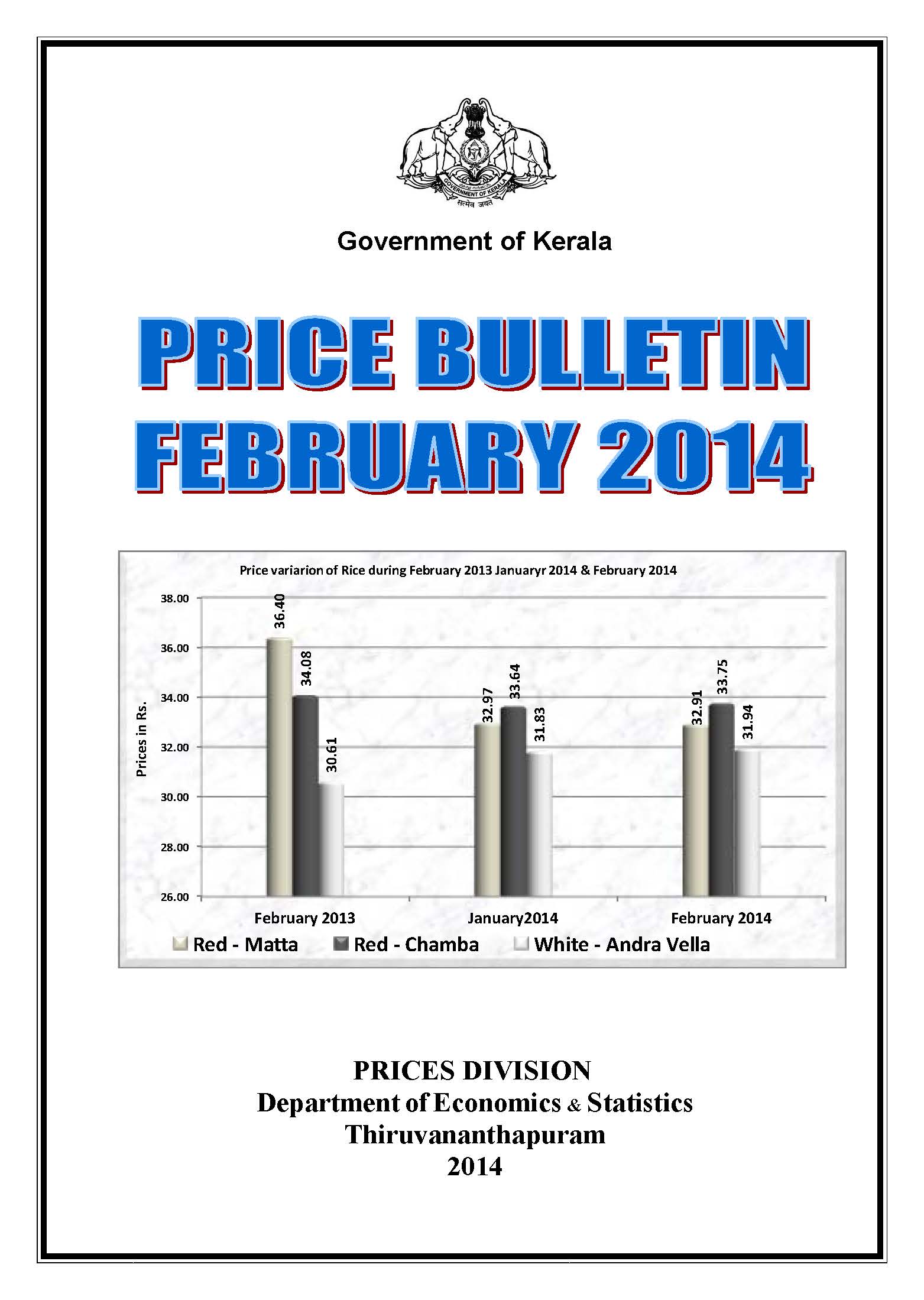Price Bulletin  February 2014