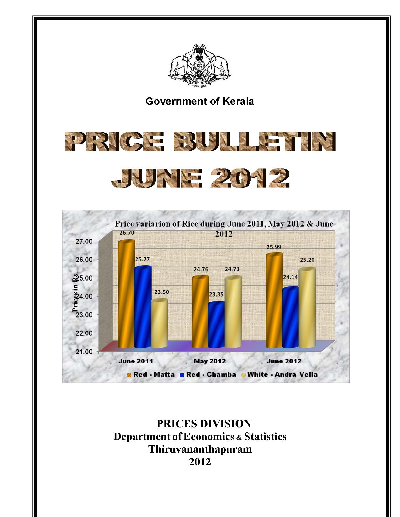 Price Bulletin June 2012