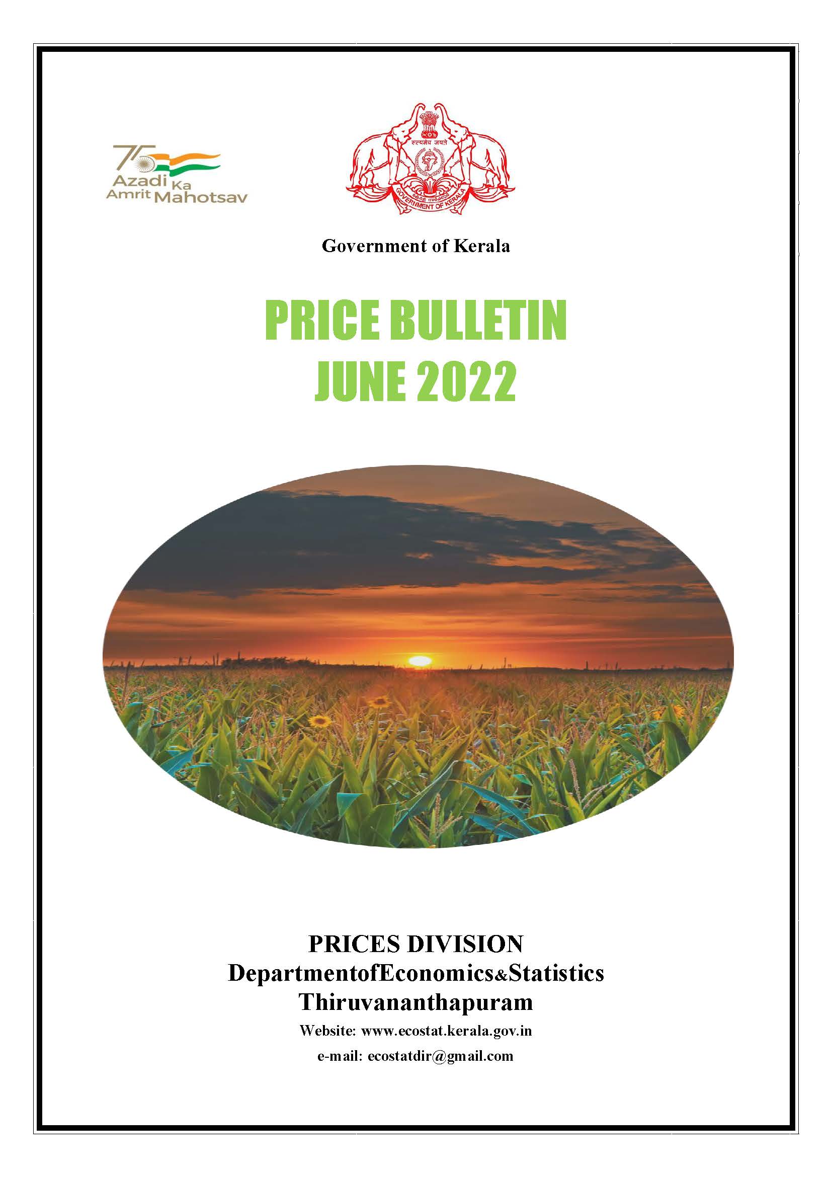 Price Bulletin June 2022