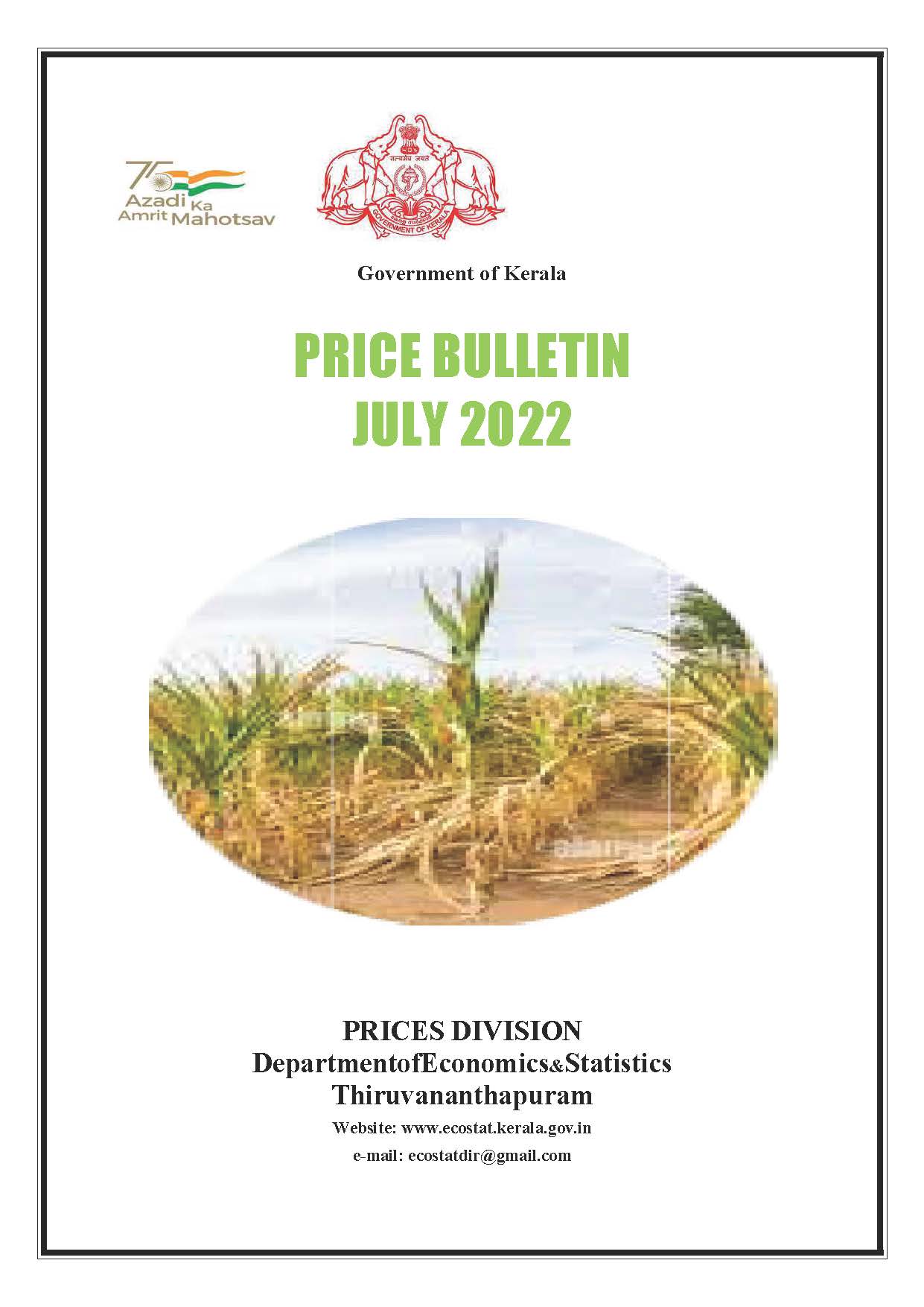 Price Bulletin July 2022