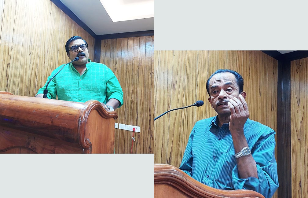 Speech by Dr. G S Pradeep and Dr. Vilakkudy Rajendran