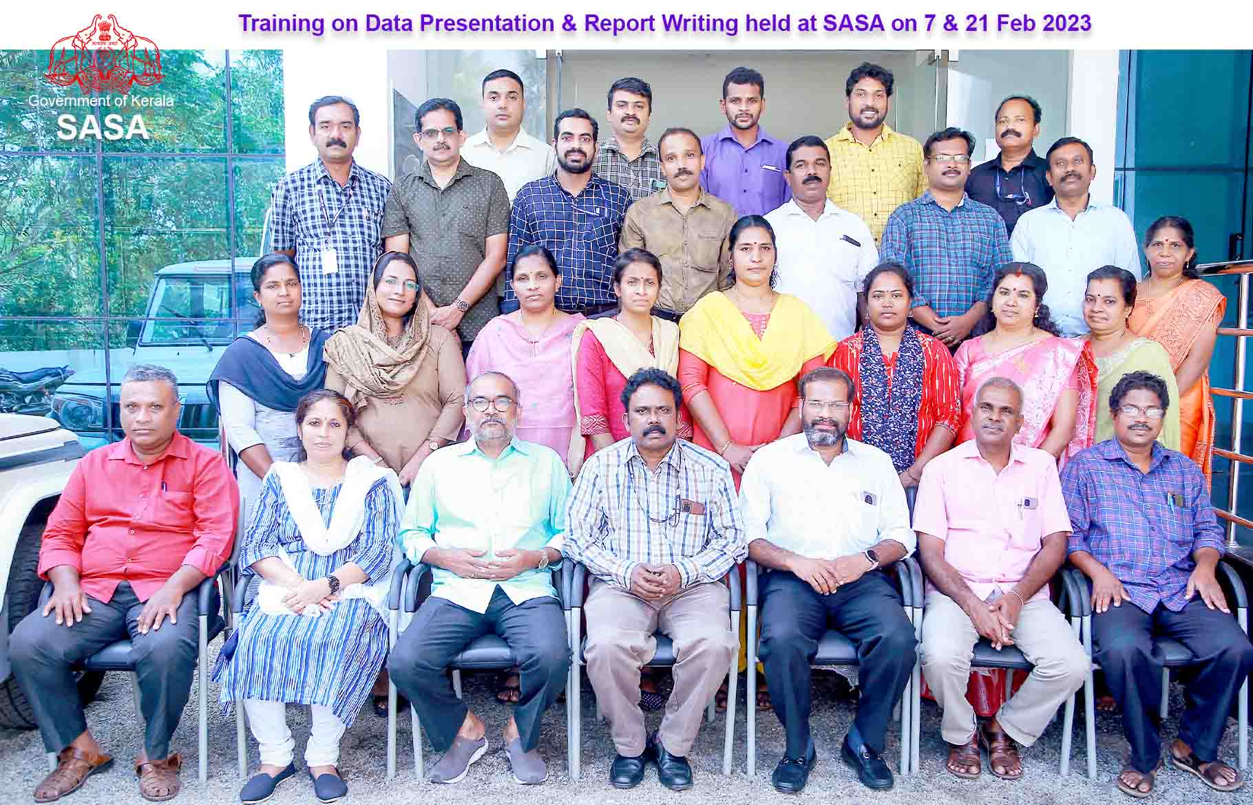 Training on Data Presentation & Report Writing held at SASA on 7 & 21 Feb 2023