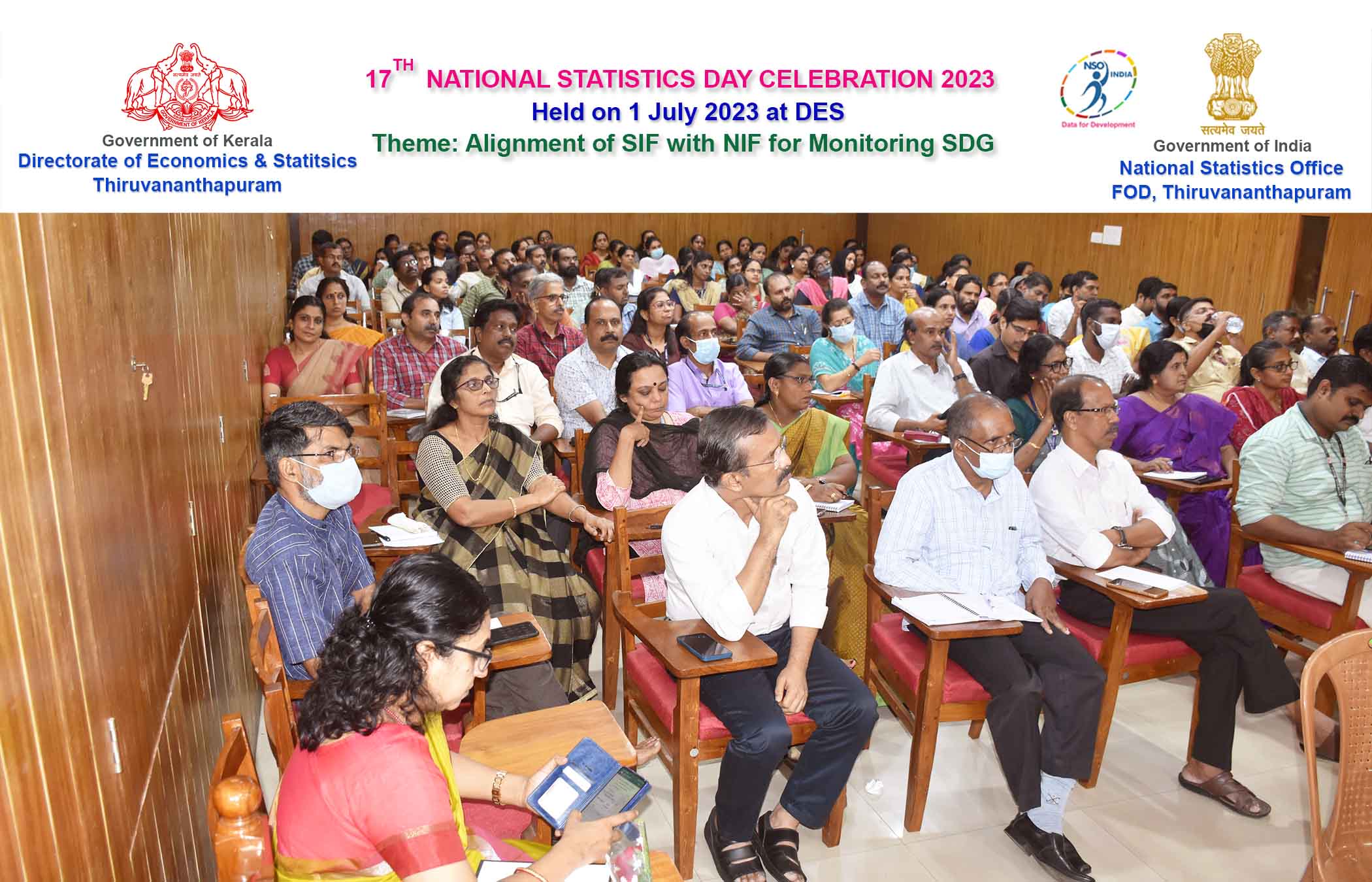 17th National Statistics Day Celebration held at Directorate on 1-7-2023