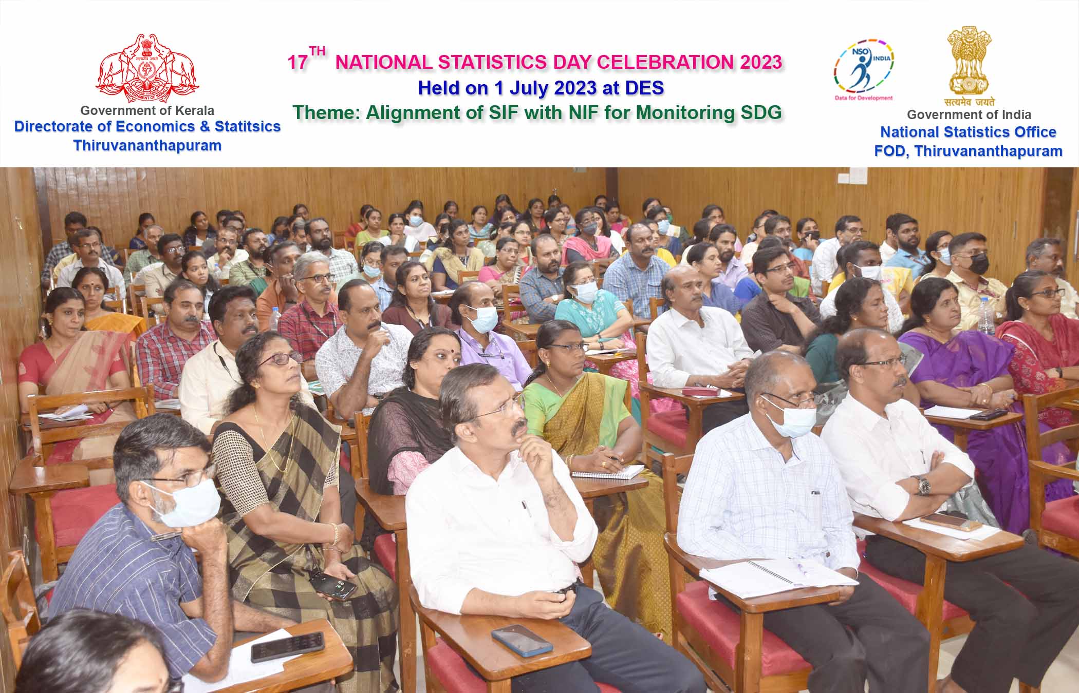 17th National Statistics Day Celebration held at Directorate on 1-7-2023