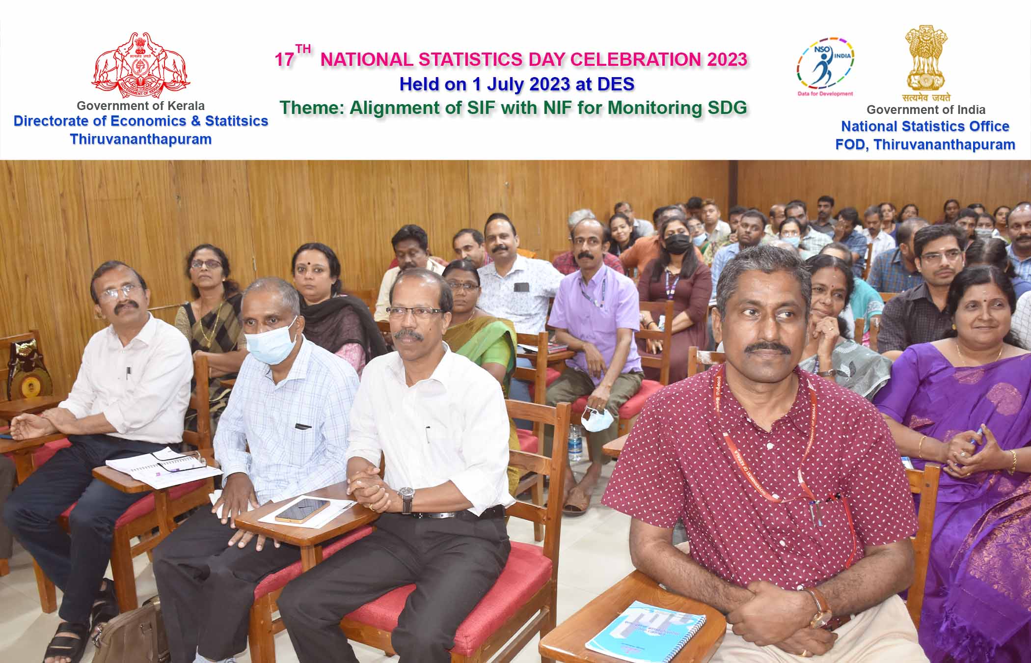 17th National Statistics Day Celebration held at Directorate on 1-7-2023