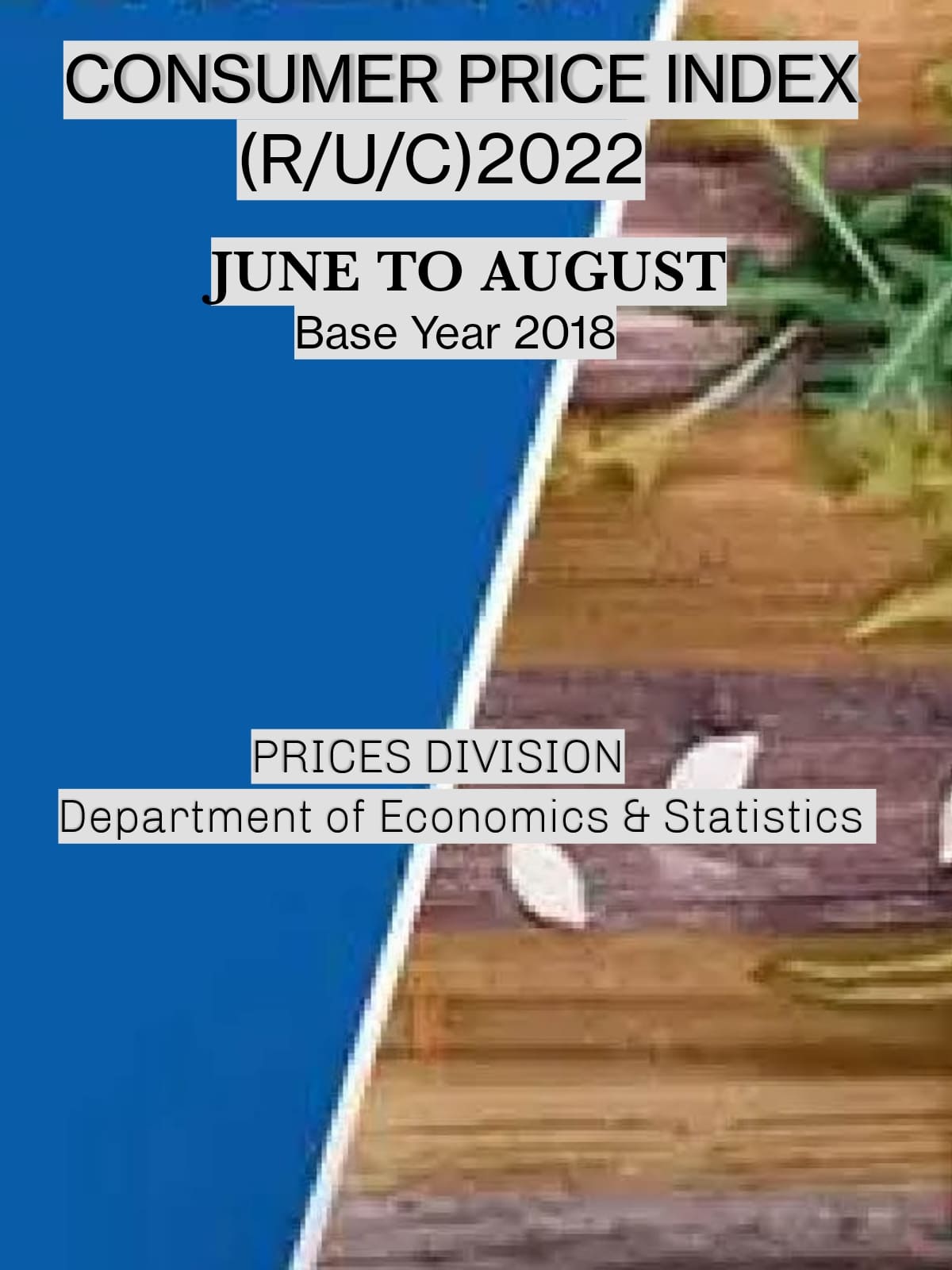 CONSUMER PRICE INDEX (R/U/C) JUNE, JULY,AUGUST 2022