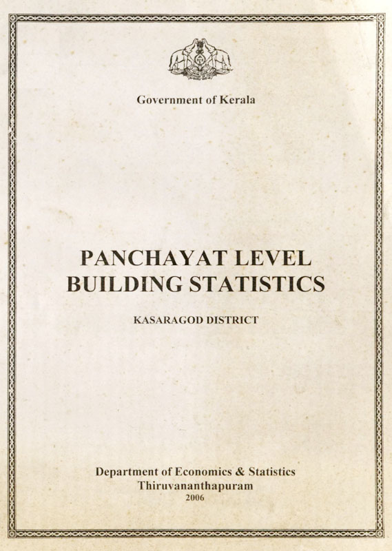 Panchayat level Building Statistics 2001-04 Kasaragod District