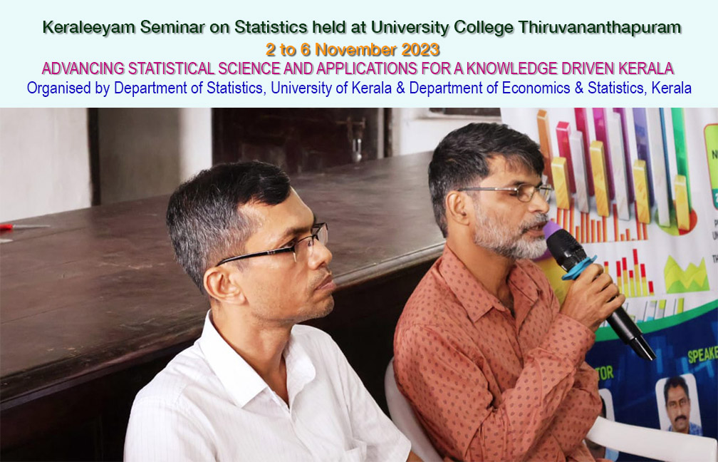 Seminar on Statistical Science & Applications- speech by Prof. Somasekharan Pillai