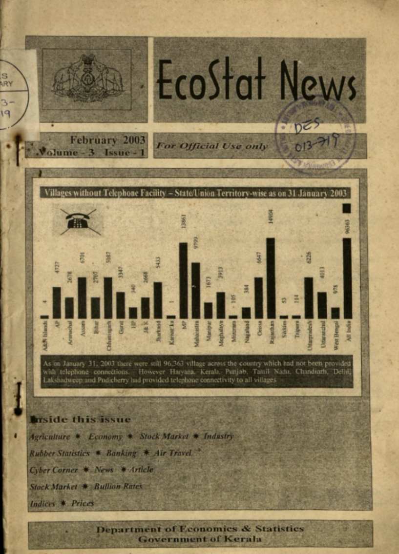 Ecostat News February 2003