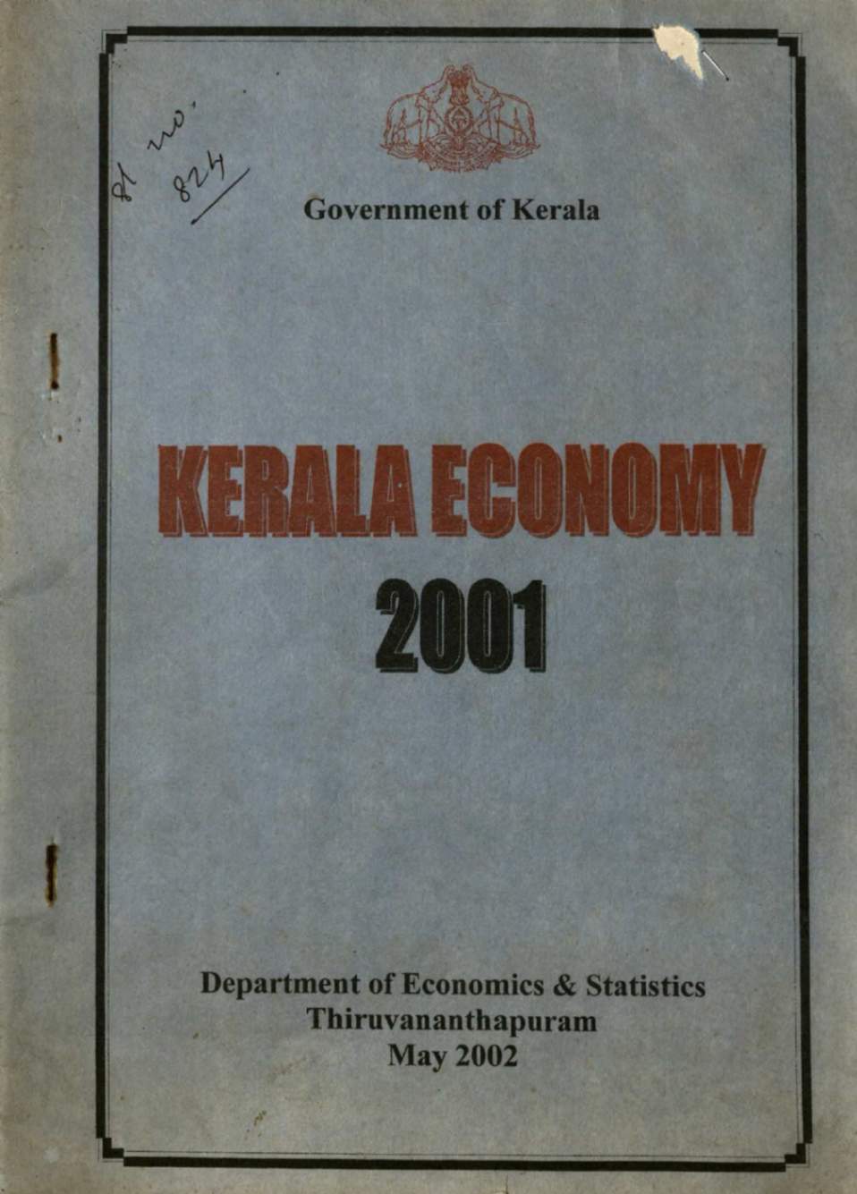 KERALA ECONOMY 2001