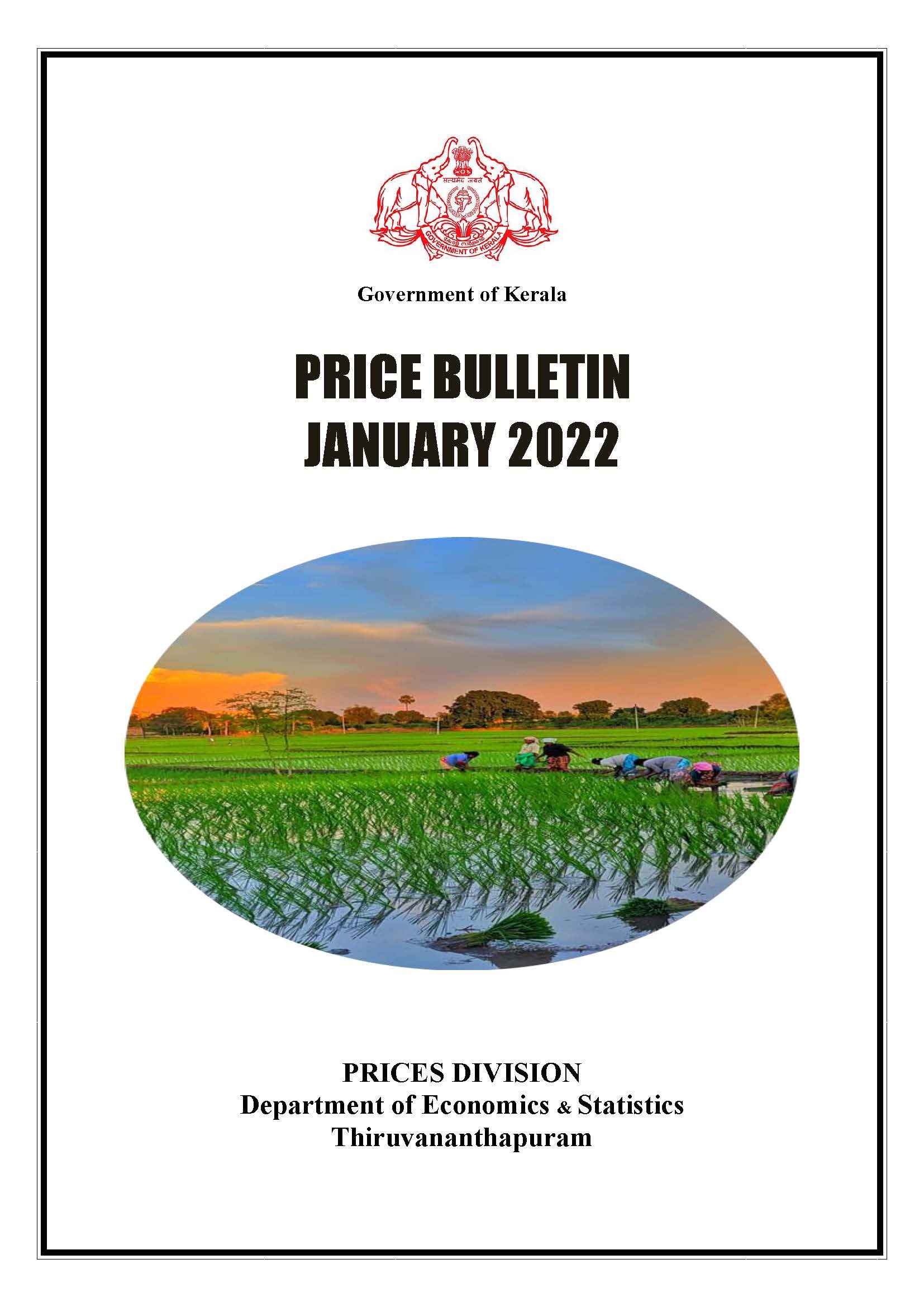 Price Bulletin January 2022