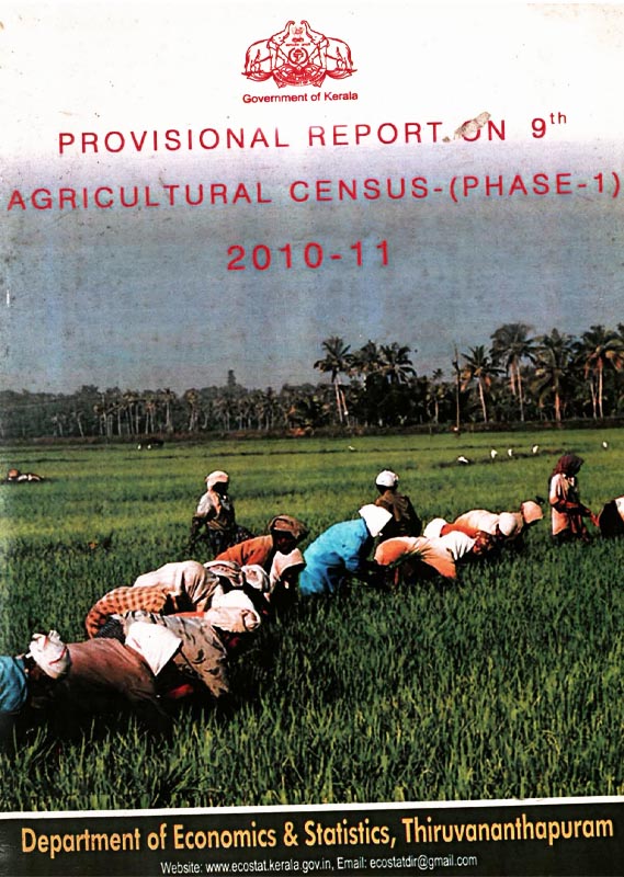 Provisional Report on 9th Agricultural Census 2010-11