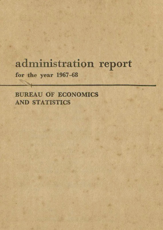 Administration Report 1967-68