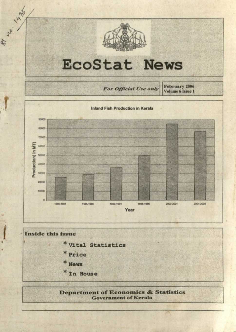 Ecostat News February 2006