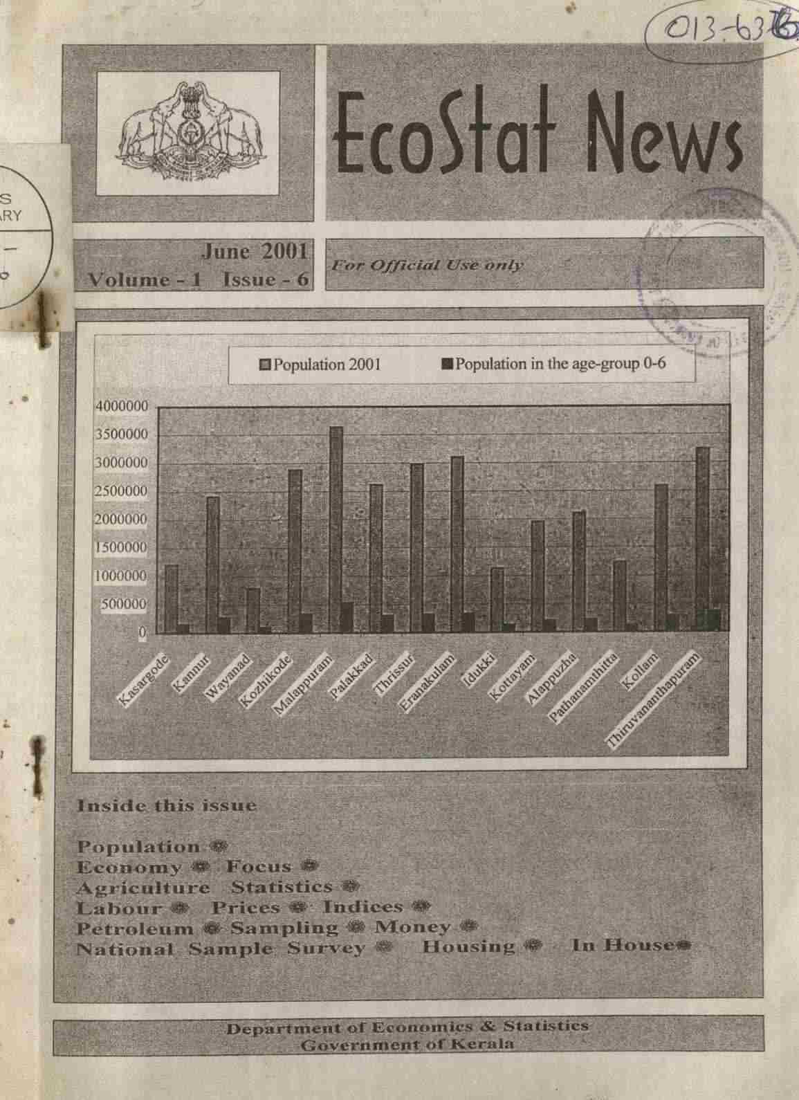 Ecostat News June 2001