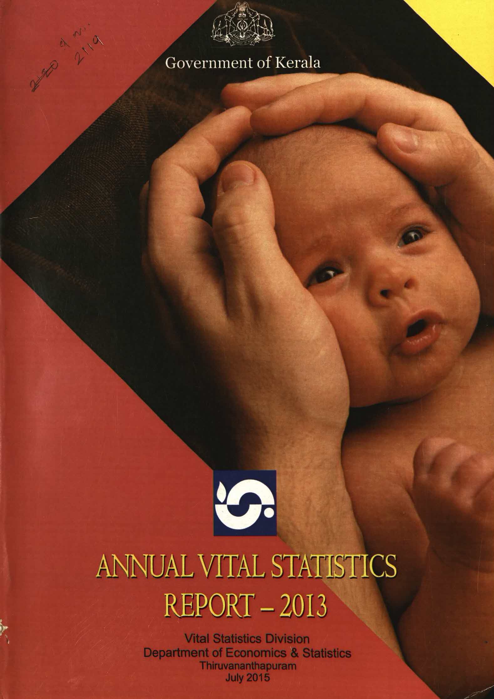 Annual Vital Statistics Report 2013