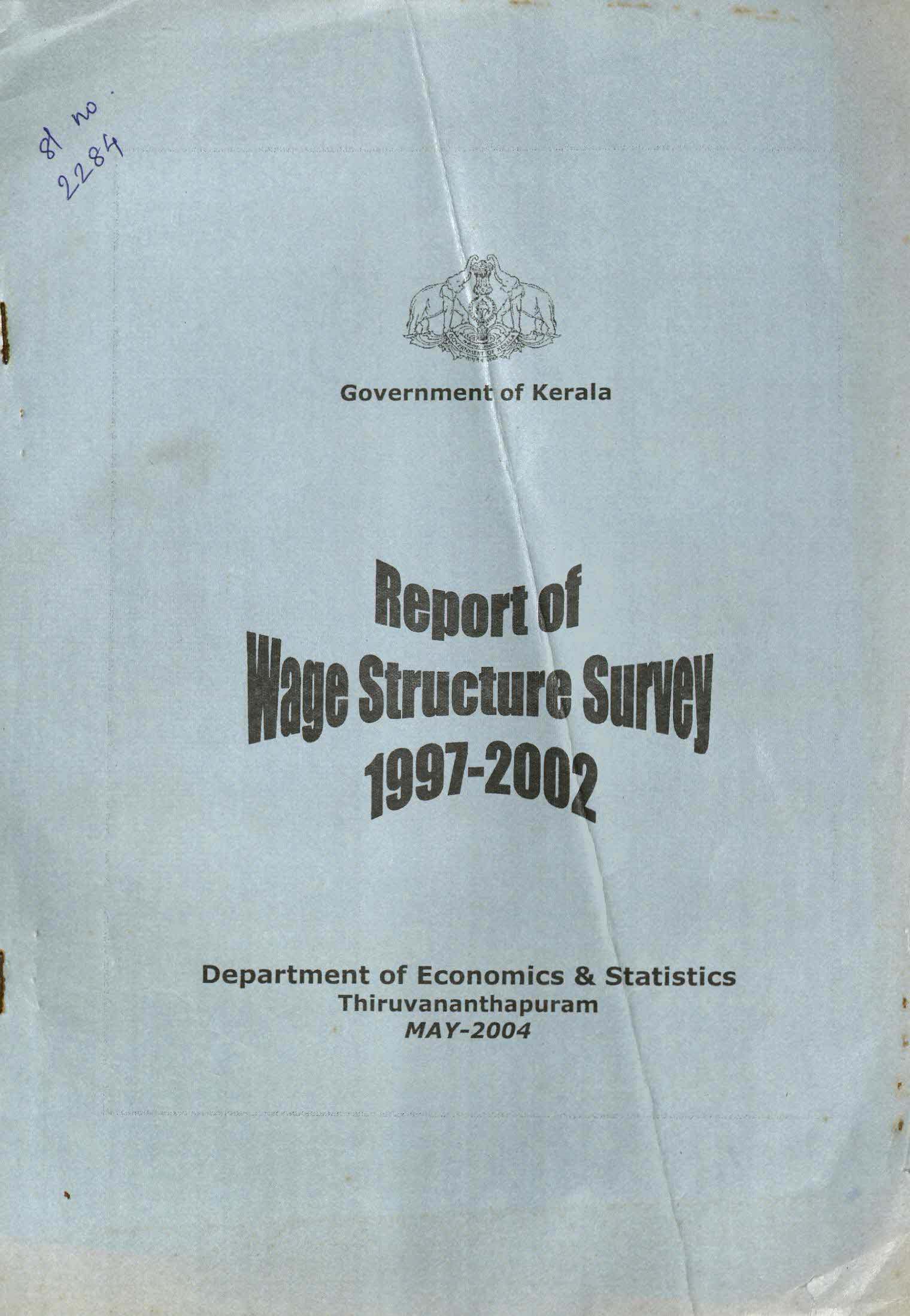 Wage Structure Survey 1997-2002