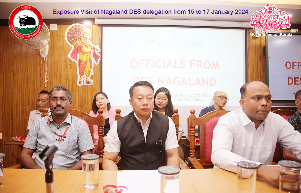 Exposure visit of Nagaland DES delegation to Kerala from 15 to 17 January 2024