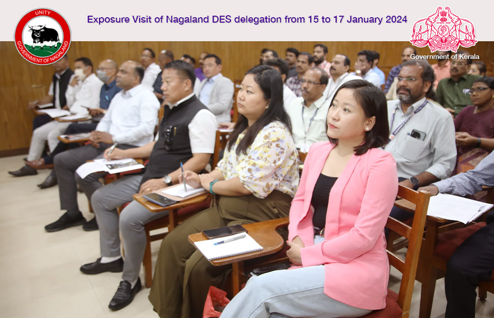 Exposure visit of Nagaland DES delegation to Kerala from 15 to 17 January 2024