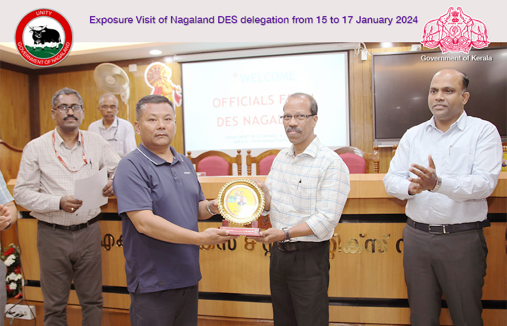 Exposure visit of Nagaland DES delegation to Kerala from 15 to 17 January 2024