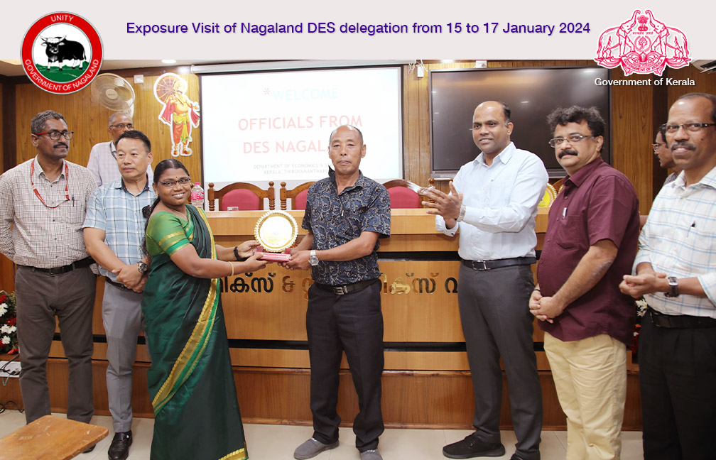 Exposure visit of Nagaland DES delegation to Kerala from 15 to 17 January 2024