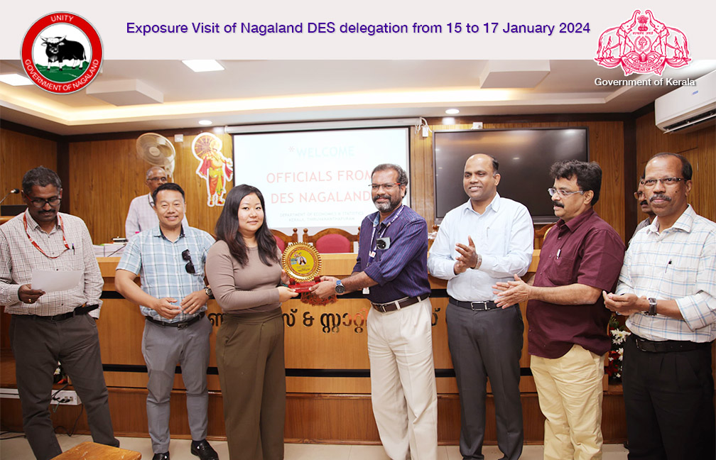 Exposure visit of Nagaland DES delegation to Kerala from 15 to 17 January 2024