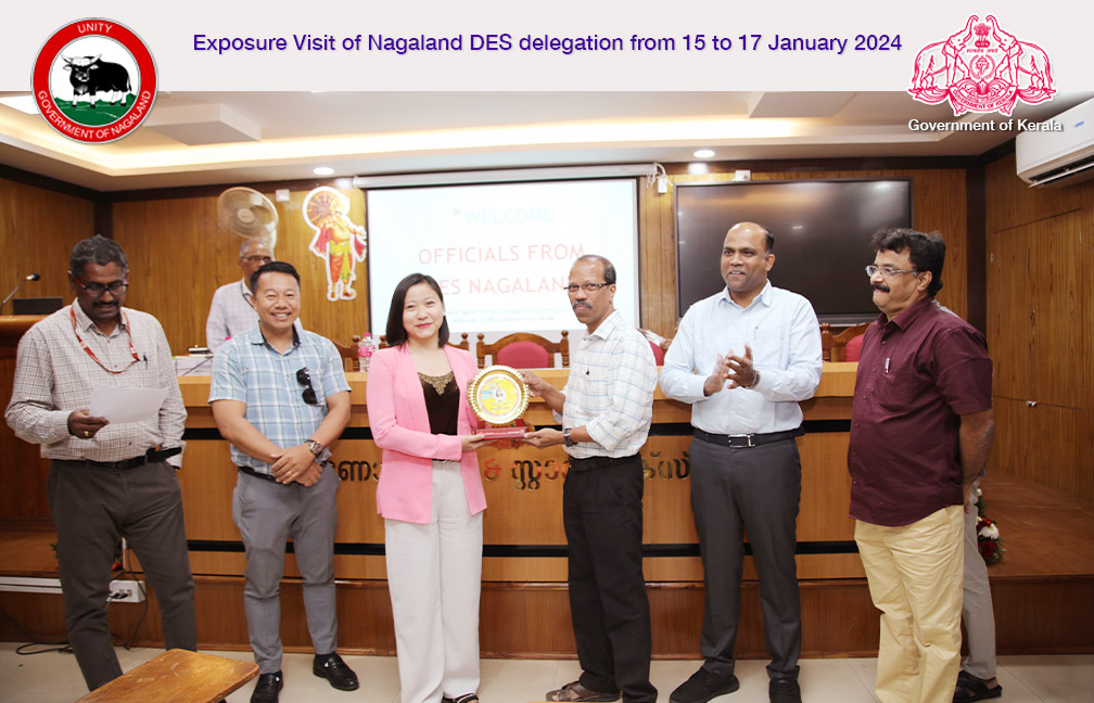 Exposure visit of Nagaland DES delegation to Kerala from 15 to 17 January 2024