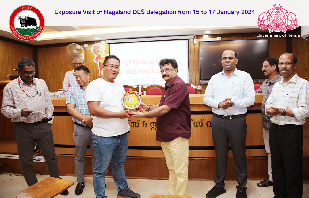 xposure visit of Nagaland DES delegation to Kerala from 15 to 17 January 2024