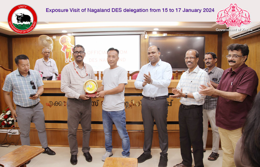 Exposure visit of Nagaland DES delegation to Kerala from 15 to 17 January 2024