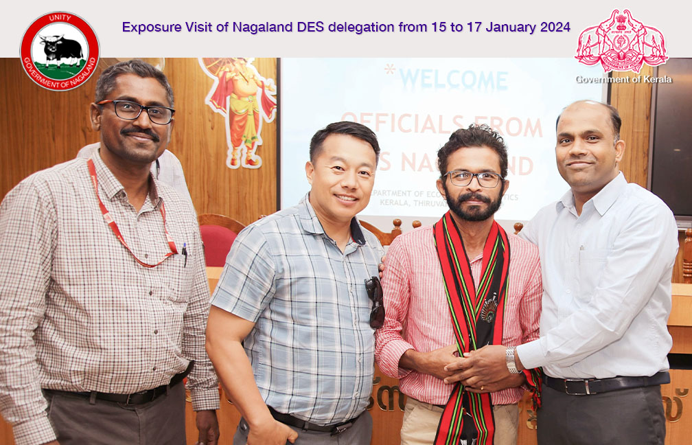 Exposure visit of Nagaland DES delegation to Kerala from 15 to 17 January 2024