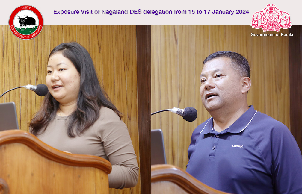 Smt. Chonbeni Oren Patton, E&S Officer and Sri. Kezhaellhou Solo, Deputy Director at feedback session on 17-01-2024