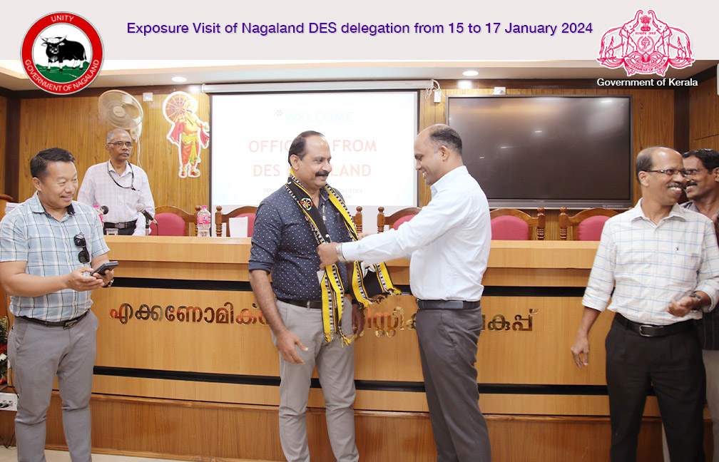 Exposure visit of Nagaland DES delegation to Kerala from 15 to 17 January 2024