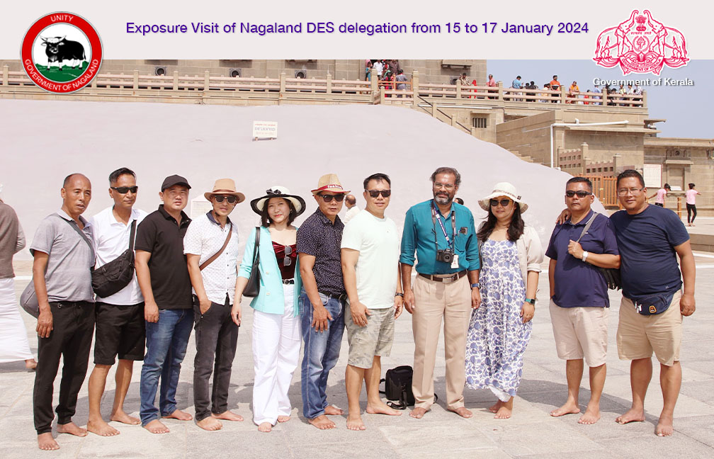 Exposure visit of Nagaland DES delegation to Kerala from 15 to 17 January 2024