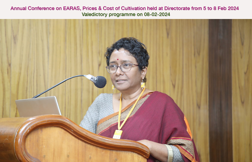 Annual Conferences held at Directorate from 5 to 8 Feb 2024. ACS Smt.Sarada Muraleedharan IAS addressing the gathering