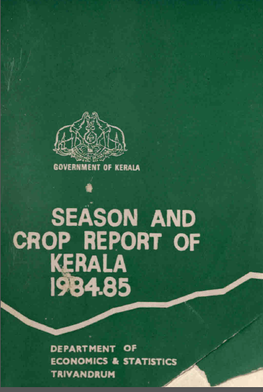 Season and Crop Report of Kerala 1984-85