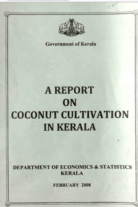 A Report on Coconut Cultivation in Kerala
