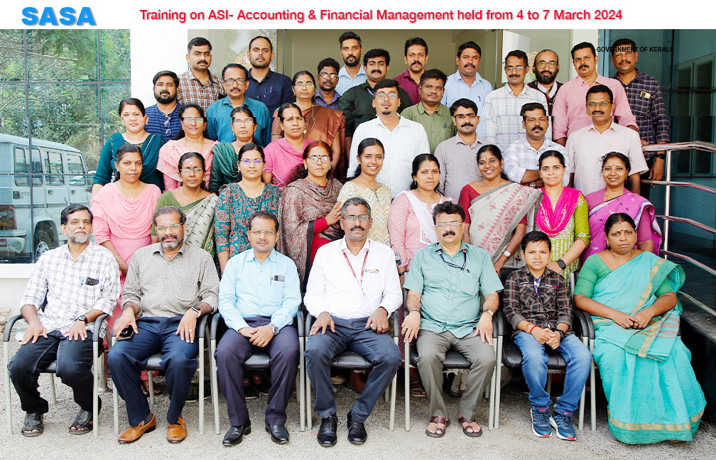 Training on ASI- concepts and Acounting procedures held at SASA from 4 to 7 March 2024