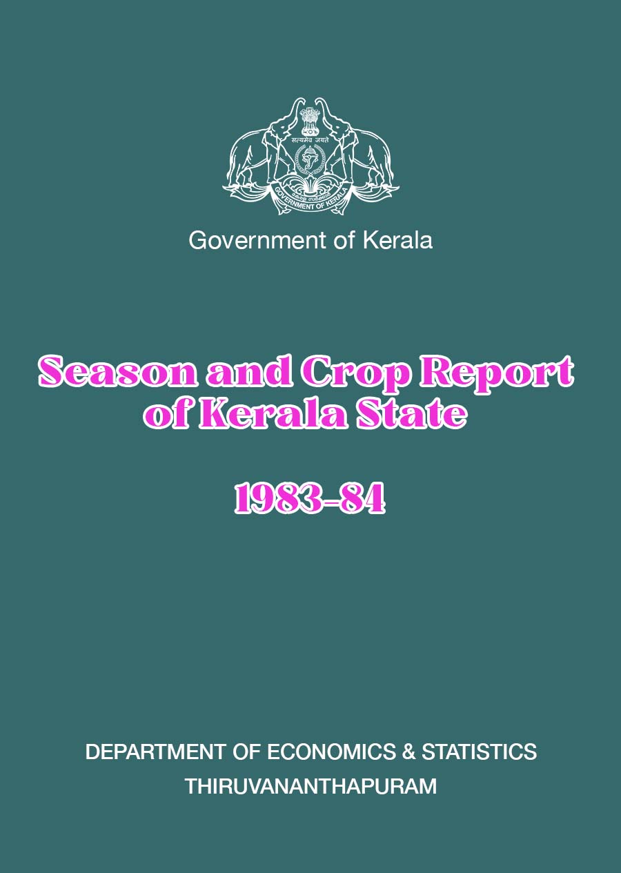 Season and Crop Report of Kerala State 1983-84