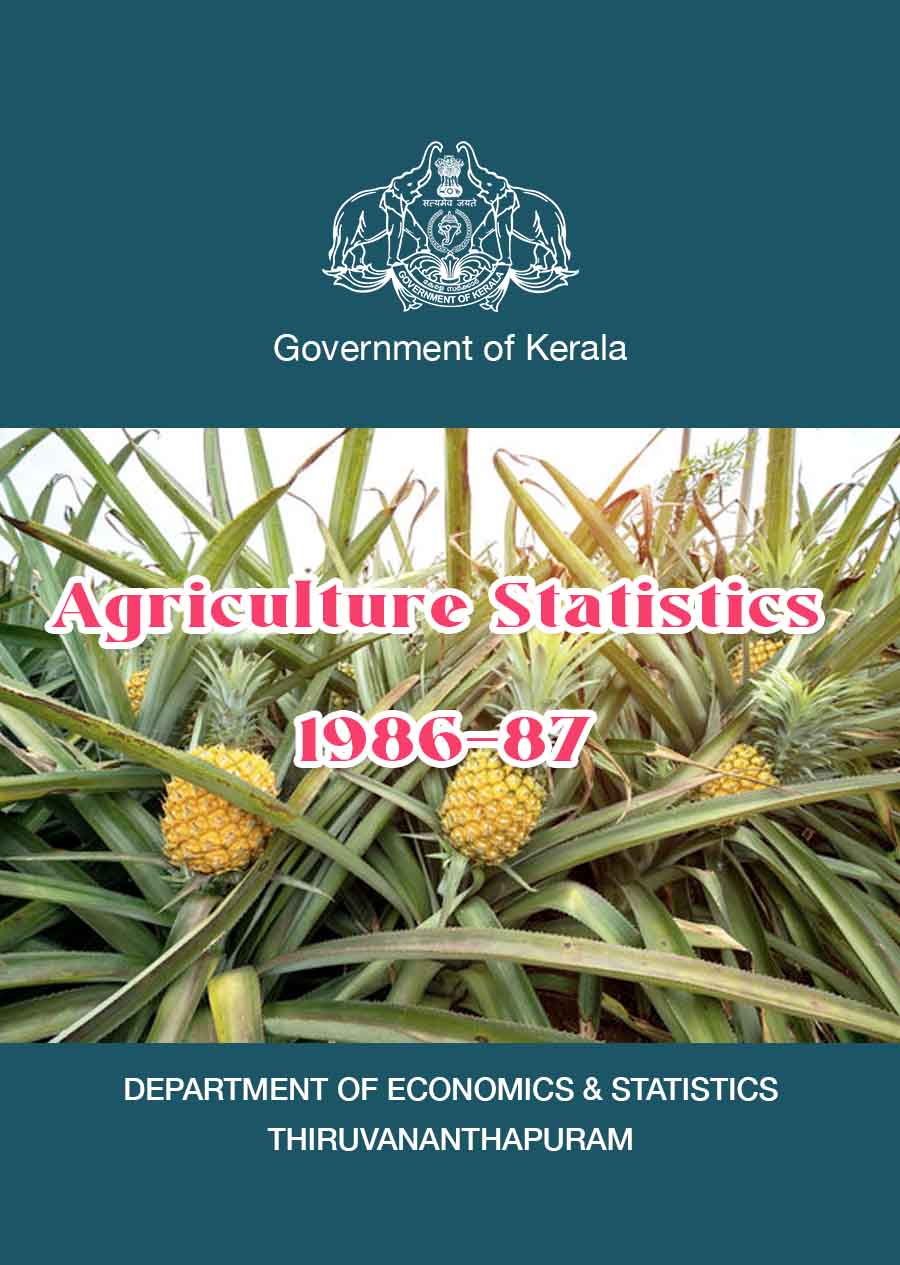 Agriculture Statistics 1986-87