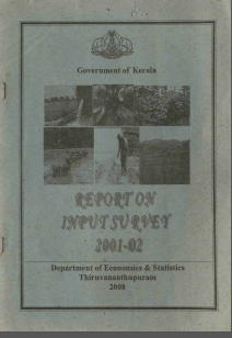 Report on Input Survey 2001-02