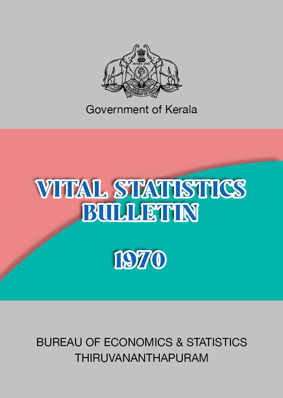 Vital Statistics Bulletin 1970