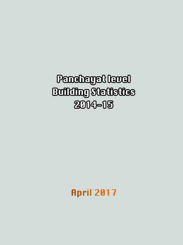 Report on Panchayath level Building Statistics 2014-15