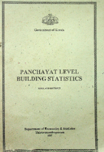 Panchayat Level Building Statistics Kollam District 2007