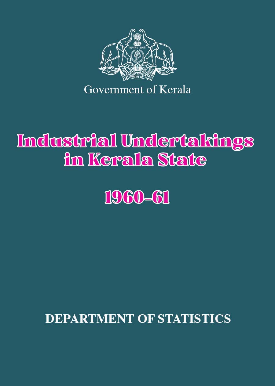 Industrial Undertakings in Kerala State 1960-61