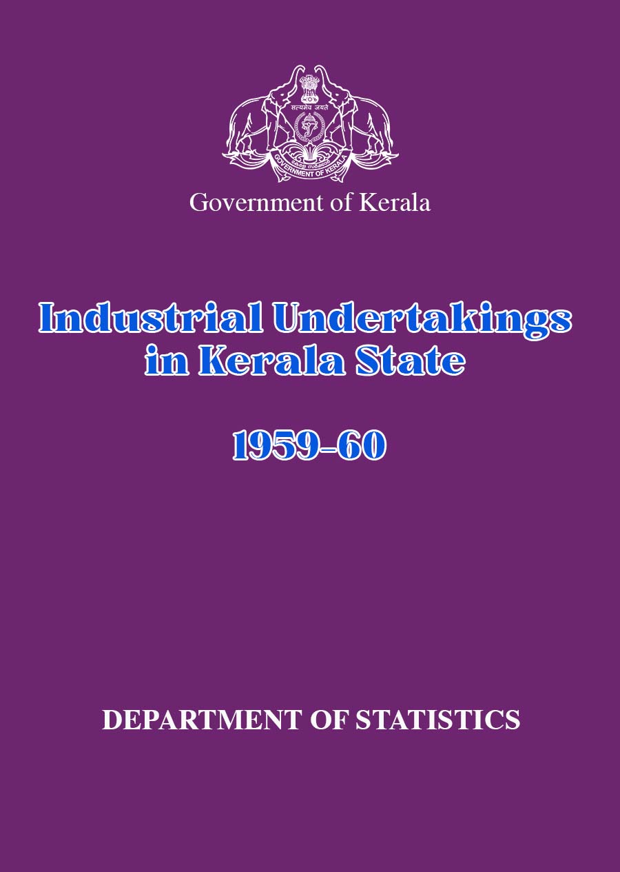 Industrial Undertakings in Kerala State 1959-60